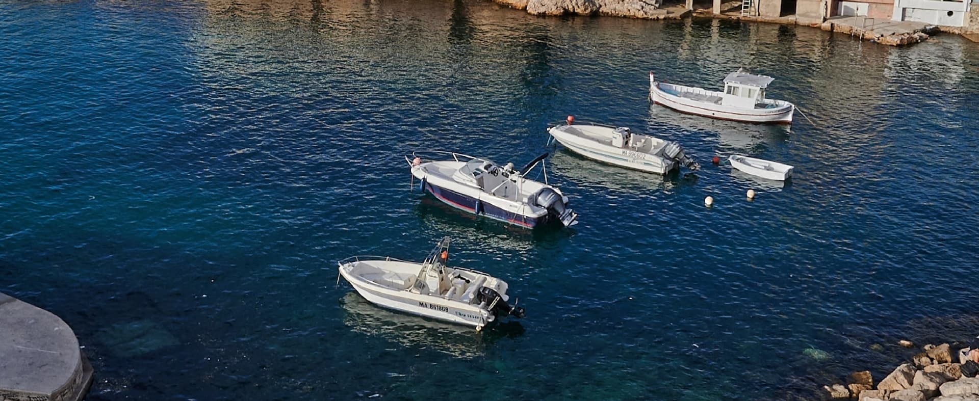 La flotte Reflet Maritime — bateaux premium à Marseille