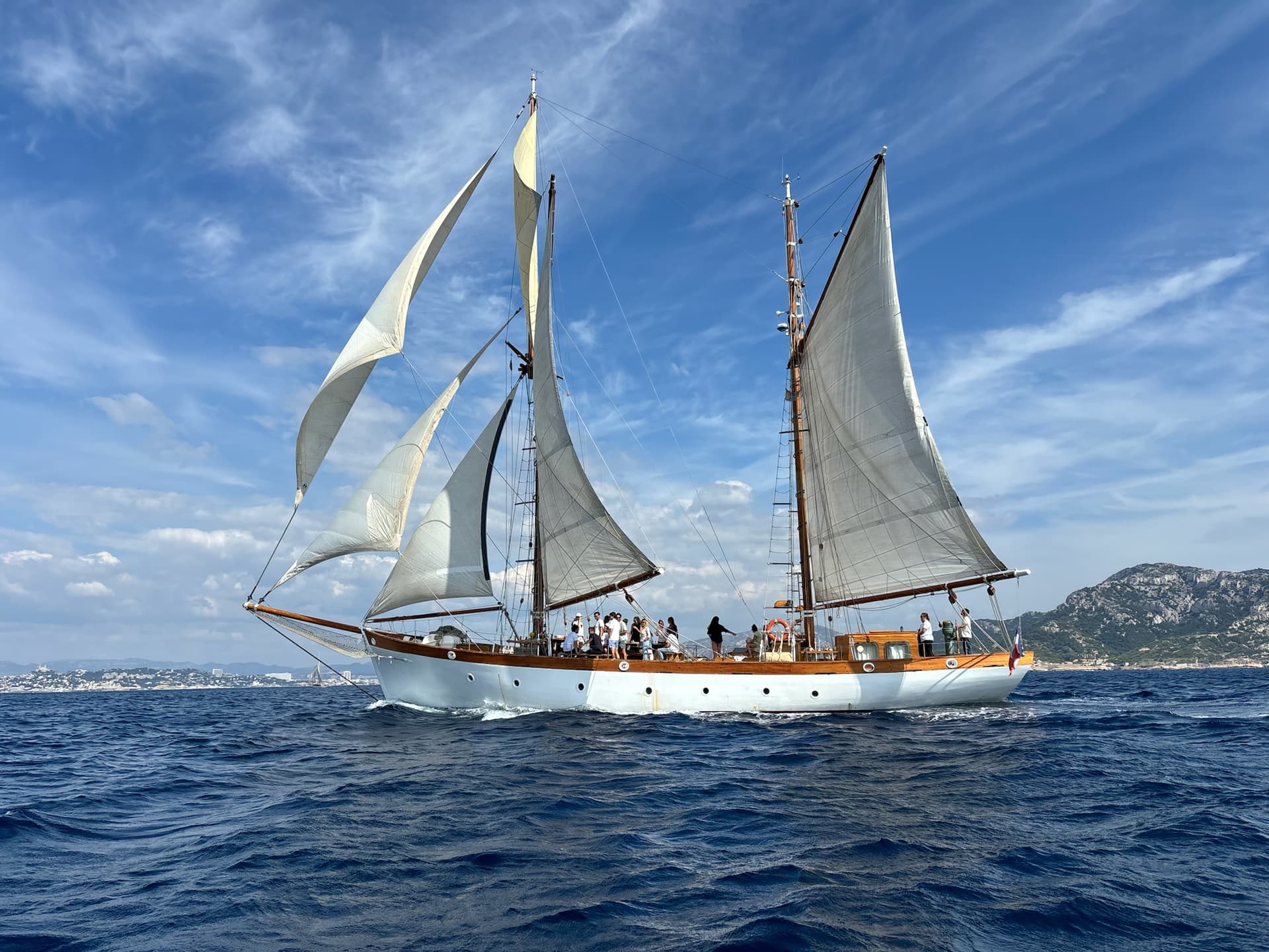 Un yacht d'exception en Méditerranée